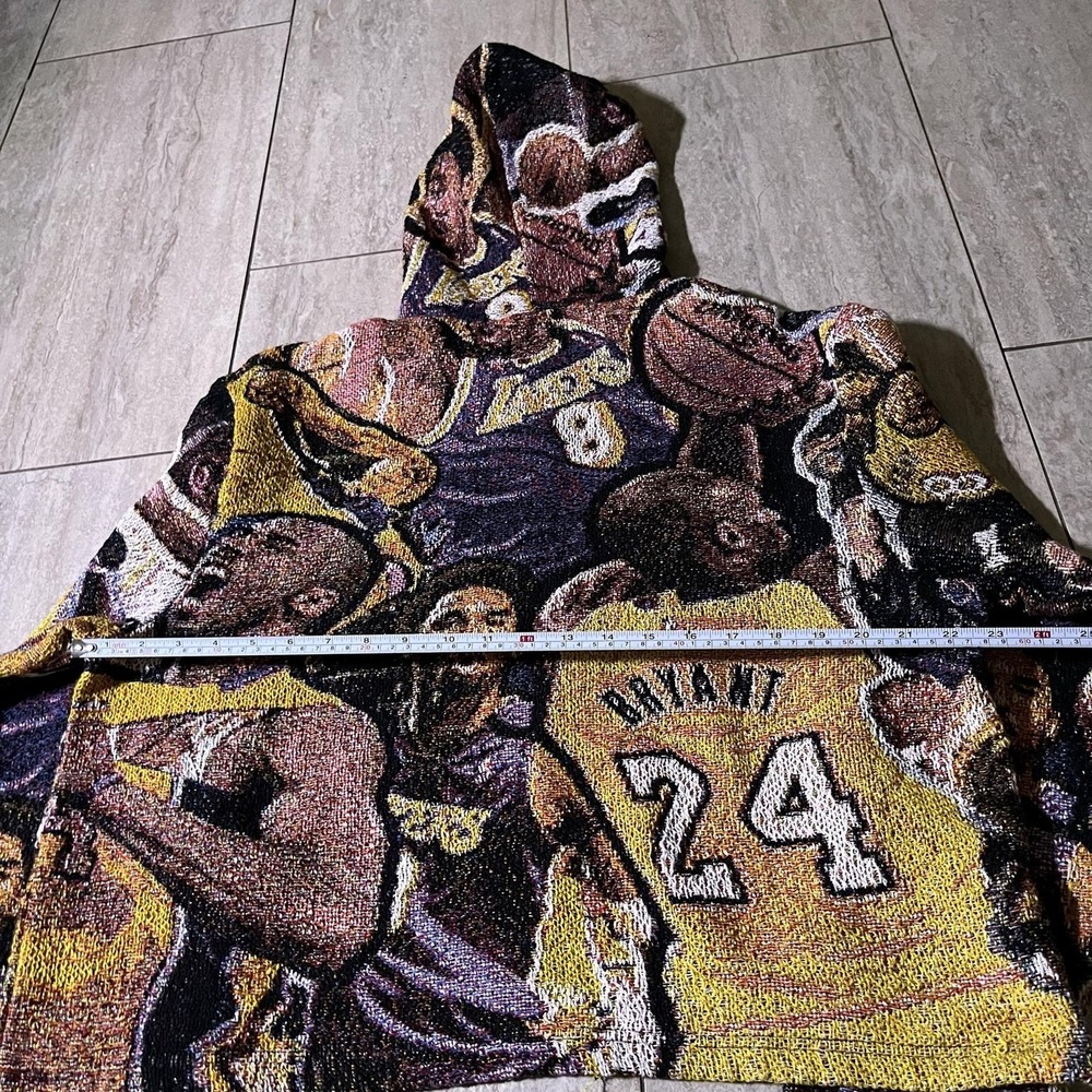 VoltLA Los Angeles Lakers Kobe Bryant Tapestry Hoodie Mens Medium NBA Basketball - Picture 6 of 9